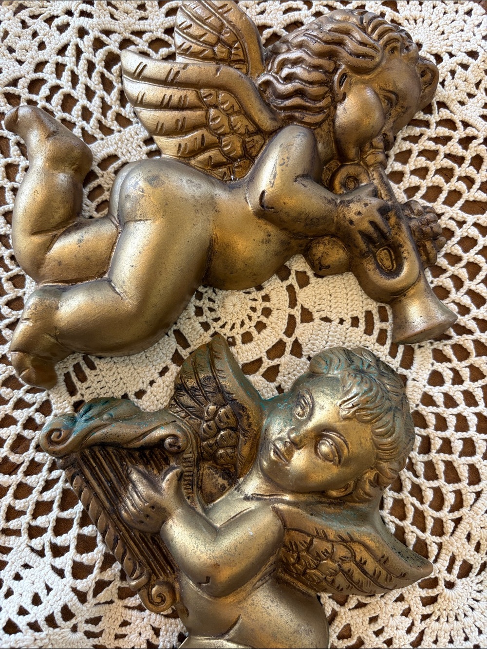 Vintage CHERUB WALL SET